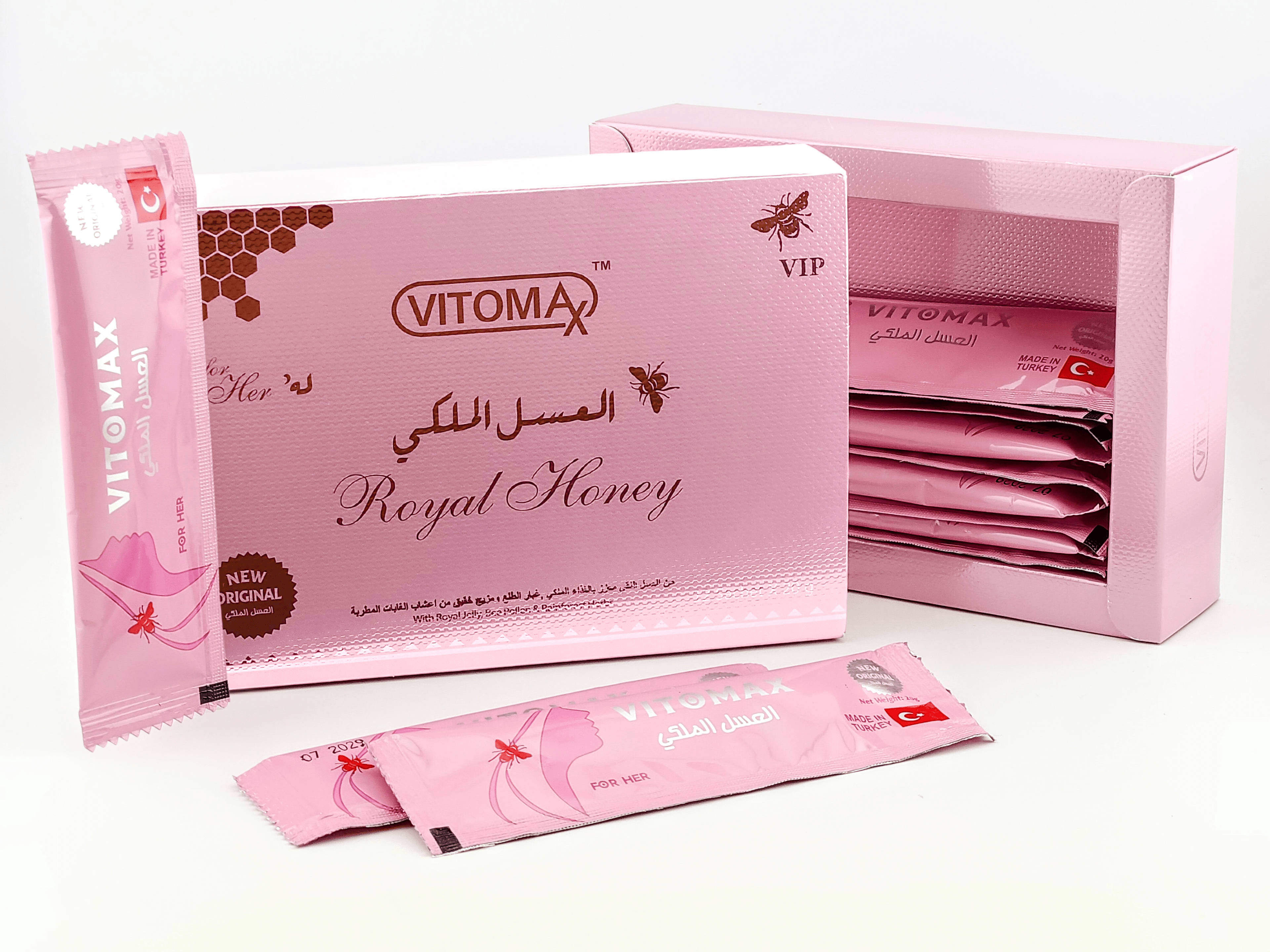 Vitomax Royal Honey Pink Box