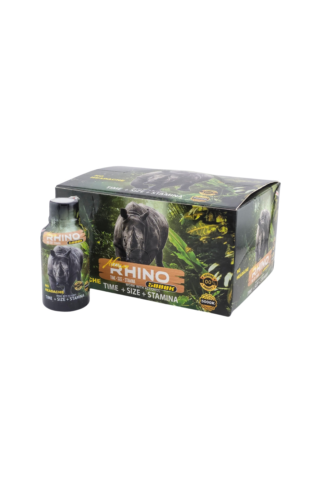 African Rhino 5000K Shots Box