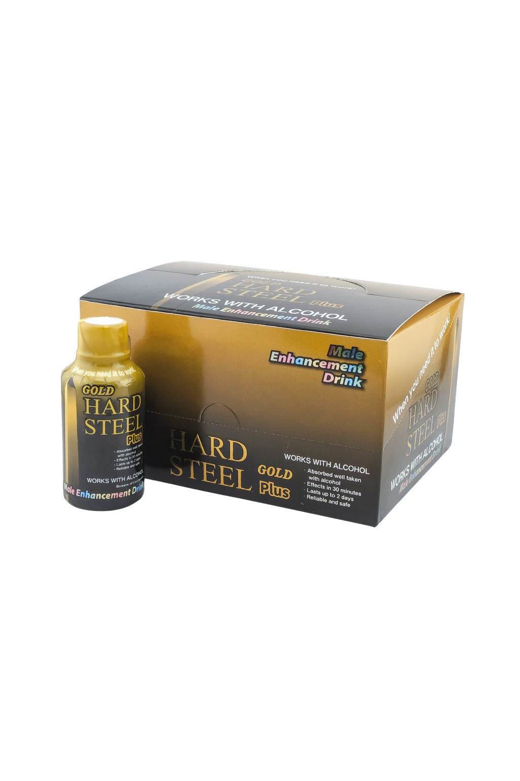 Hard Steel Gold Plus Shots Box