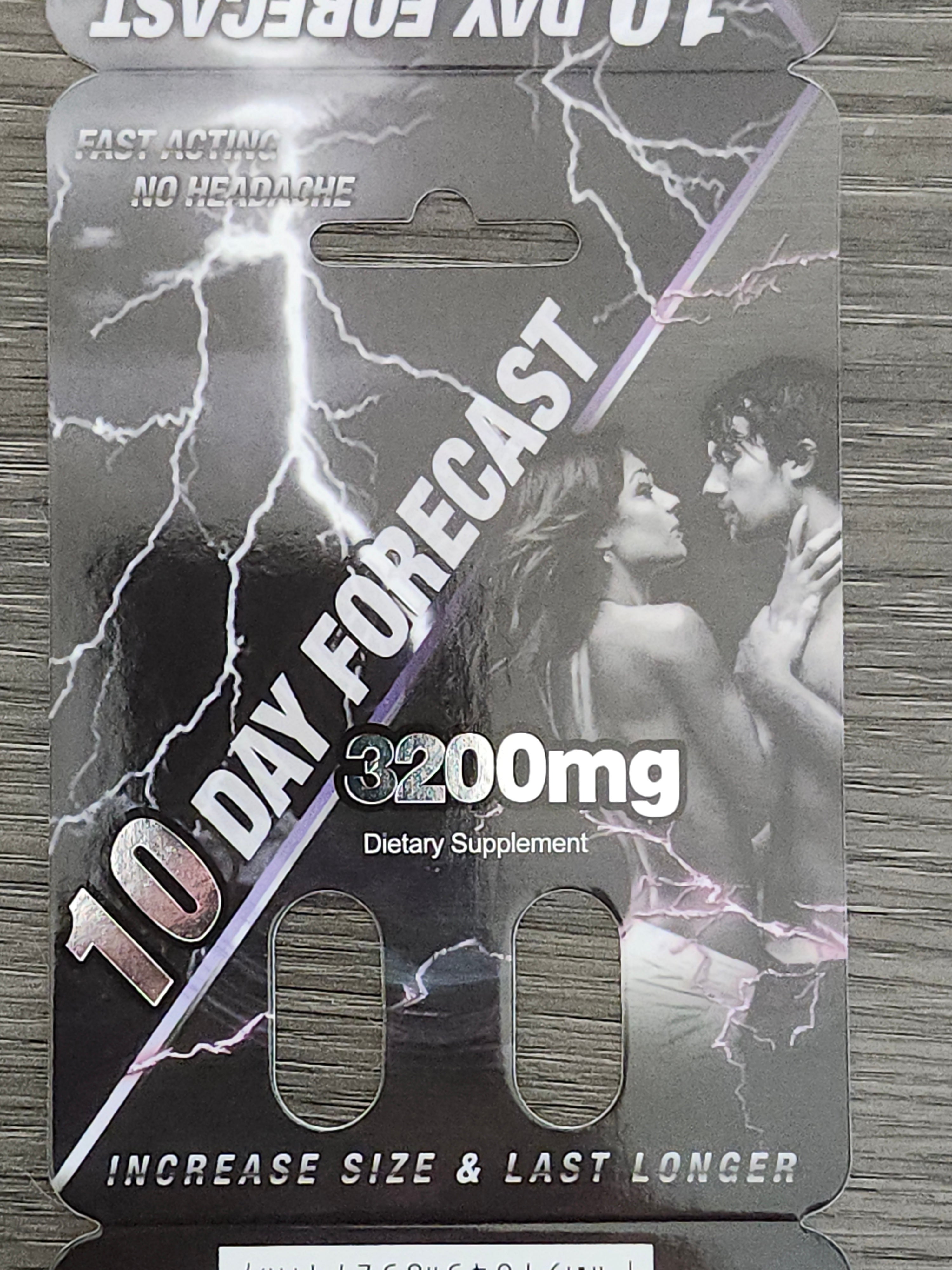 10 DAY FORECAST 3200MG PILL BOX